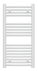 Vykurovacie teleso oblé - biele