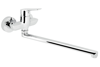Drezová umývadlová batéria 100 mm Metalia 54, chróm