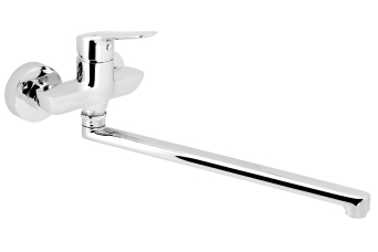 Drezová umývadlová batéria 100 mm Metalia 54 ECO, chróm