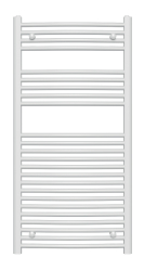 Vykurovacie teleso oblé - biele