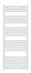 Vykurovacie teleso rovné - biele