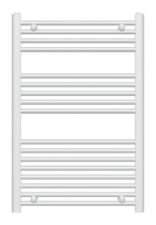 Vykurovacie teleso rovné - biele