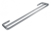 Dvojitý držiak uterákov 600 mm Metalia 4 chróm
