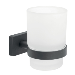 Držiak zubných kefiek GRETA, gun metal