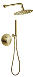 Sprchová sada podomietková Ciriculus, kartáčované zlato
