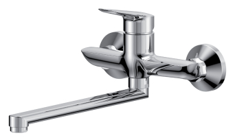 Vaňová batéria bez príslušenstva 150 mm Themis, chróm