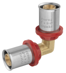 Lisovacie AL/PEX koleno 16x2mm