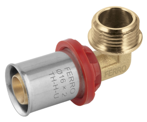 Lisovacie AL/PEX koleno 16x3/4