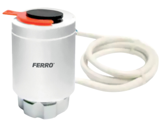 Elektronická termostatická hlavica NC M30x1,5 230V